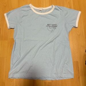 Urban Planet Light Blue Sloth Graphic T-Shirt (Streetwear Society Collection)